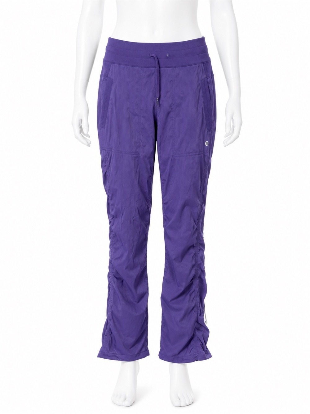 Lululemon Dance Studio Cargo Pants Purple Size 6 Drawstring Jogger 34 inseam